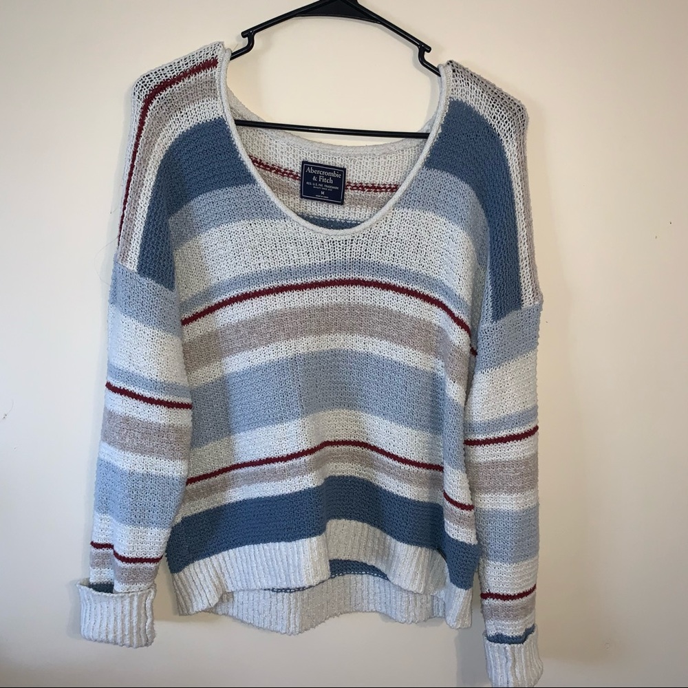 Color block sweater